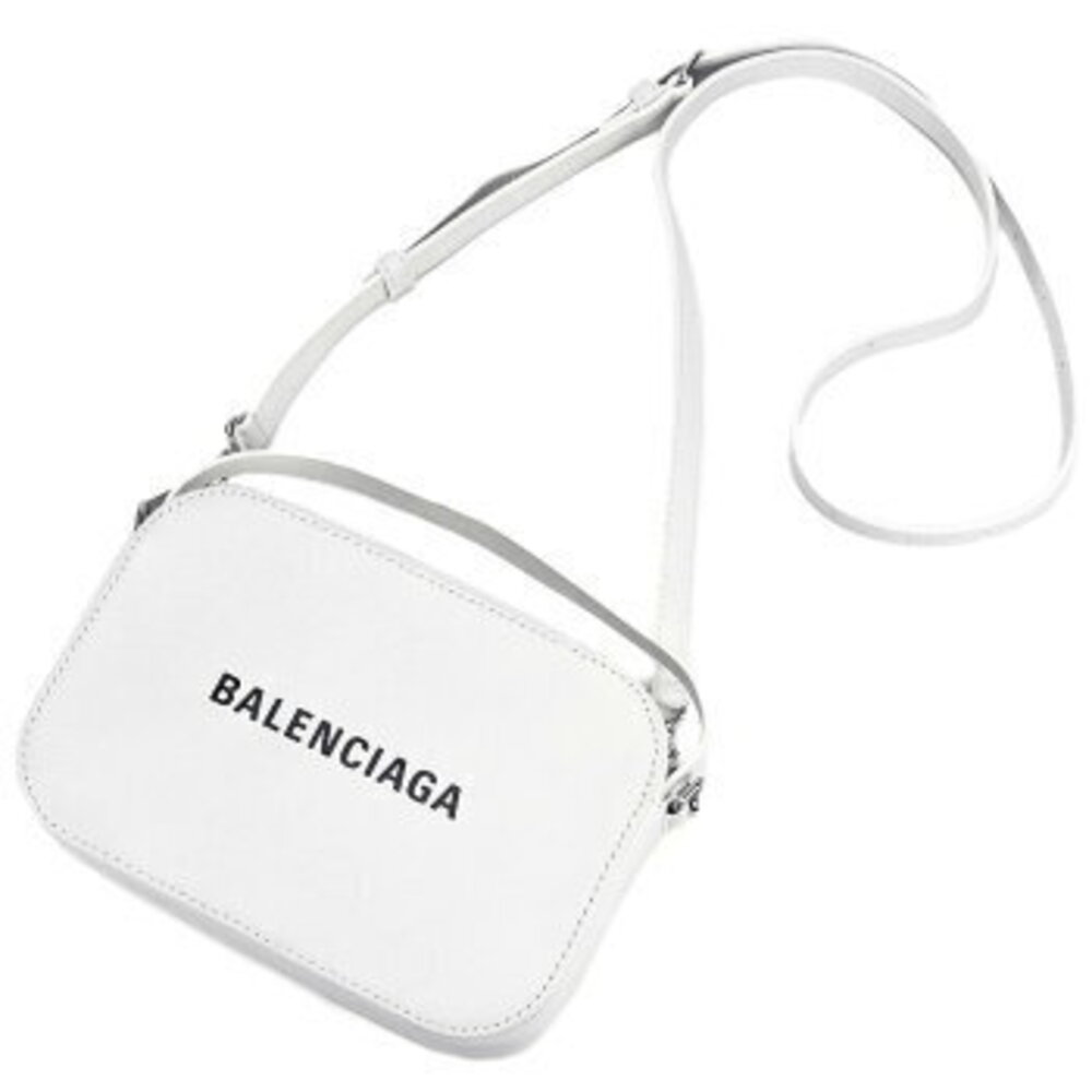 Balenciaga White Logo Bag XS Leather Camera Crossbody Everyday - Picture 3 of 10